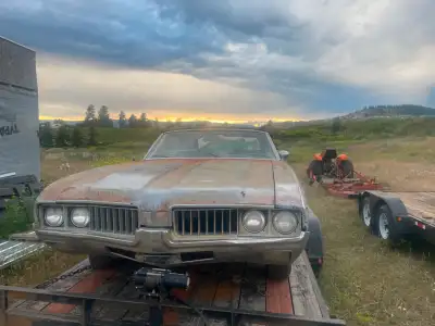 Bought car for a project, too busy to work on it. 350 Rocket 4 barrel Rochester 350 turbo tranny, ca...