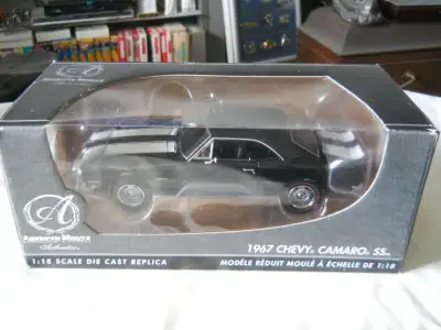Ertl Authentics American Muscle 1967 Chevy Camaro 1:18 Die cast model car. Was in a display case. in...