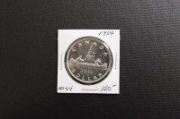 Canada 1954 Silver      Dollar