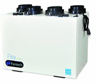 Fantech FLEX100H Heat Recovery Ventilator w/Turbo Touch, 106 CFM