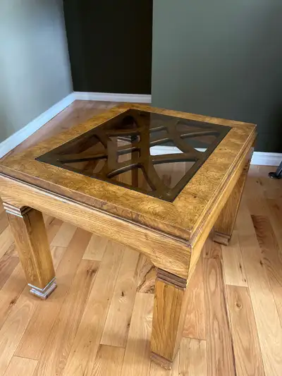 Vintage Oak End Tables ,  Beautiful original finish, View more