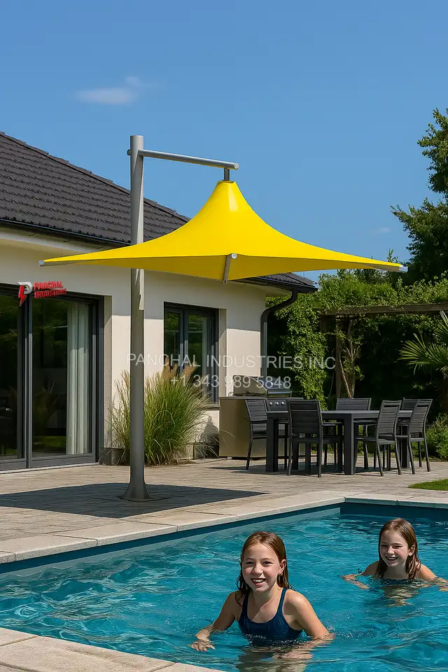 The Great Lakes Umbrella – Modern Outdoor Shade Structure in Patio & Garden Furniture in Kingston - Image 6