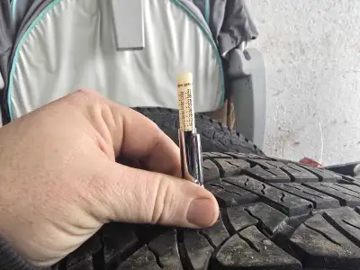 I have 2 Nexen Roadian AT pro RA8 tires both with 7/32nds of tread left (new is 12/32nds) and 2 Good...