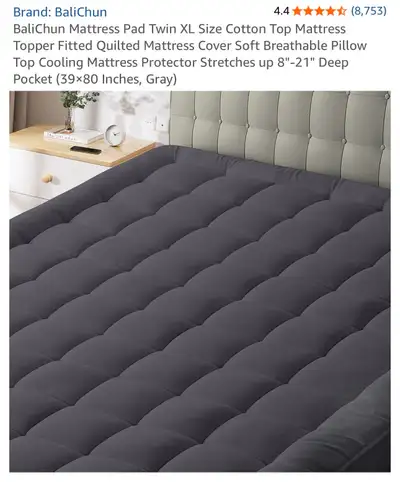 DORM Twin XL Mattress Pad, View more