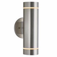 Stainless Steel Cylinder Wall Light Modern Design