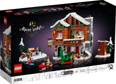 LEGO Icons Alpine Lodge 10325 Christmas Winter Village NEW, View more