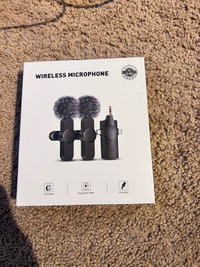 MILOUZ Dual Wireless Microphones for iPhone/Android Phone/Camera