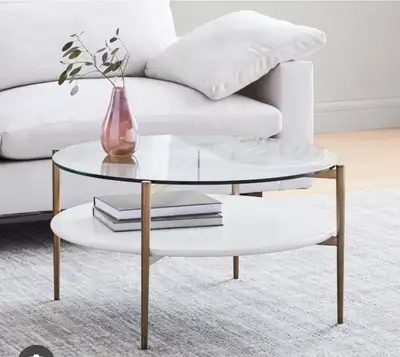 Coffee Table - West Elm White, View more