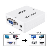 VGA to HDMI adapter (including audio)