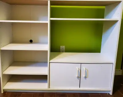IKEA white TV stand / storage,book shelf, entertainment storage, View more