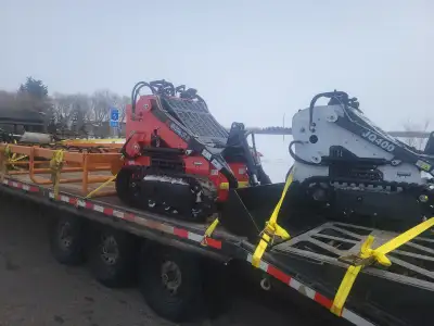 For rent or for sale new stand on skid steer. 43" bucket. $ 200 per day. Also have quick attatch bla...