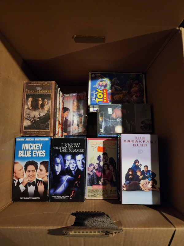 Free box of VHS tapes Free Stuff Ottawa Kijiji