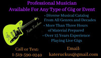 Professional Musician for Hire