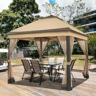 11x11 Pop Up Gazebo Outdoor Canopy Shelter, Instant Patio Gazebo, View more