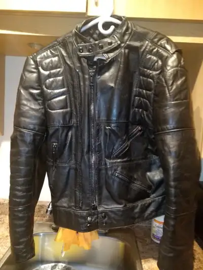 Mauteau cuir homme XL, View more