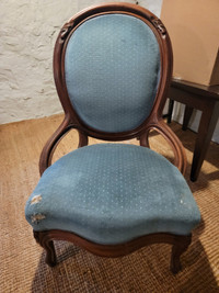 Antique chairs, 100+ years old. A pair (male and female sized)