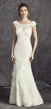 Ivory Wedding Dress - Ella Rosa BE280
