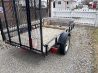 Utility trailer for sale 5 by 10 inside dementions