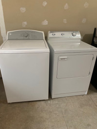 Washer and dryer with a warranty and delivery available 