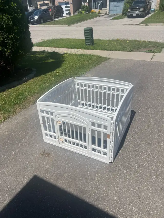  Foldable Plastic Puppy Playpen / Pet Enclosure with Gate in Other in Oshawa / Durham Region - Image 2