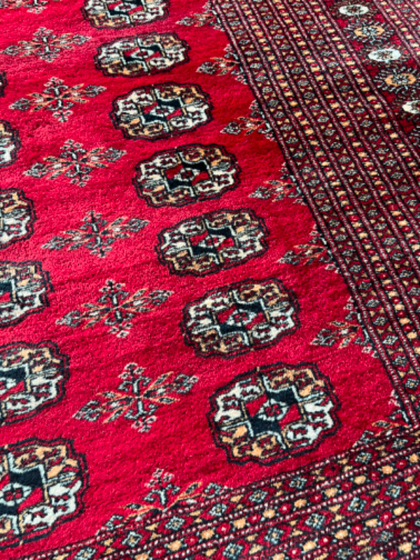 Large Bokhara Hand knotted Authentic Rug in Rugs, Carpets & Runners in City of Toronto - Image 4