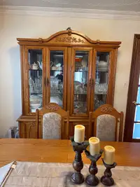 Dinning Table and display cabinets 