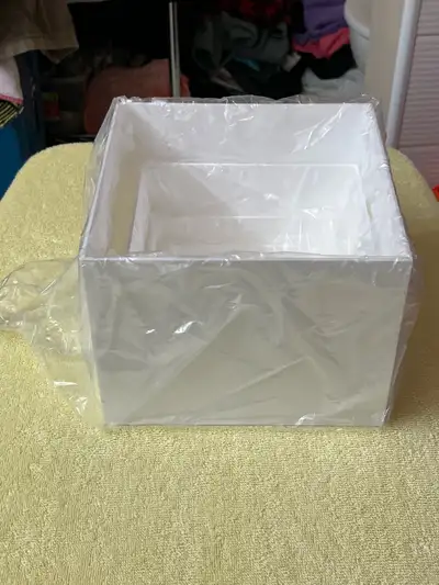 Set of 4 White Nesting Storage Boxes, View more