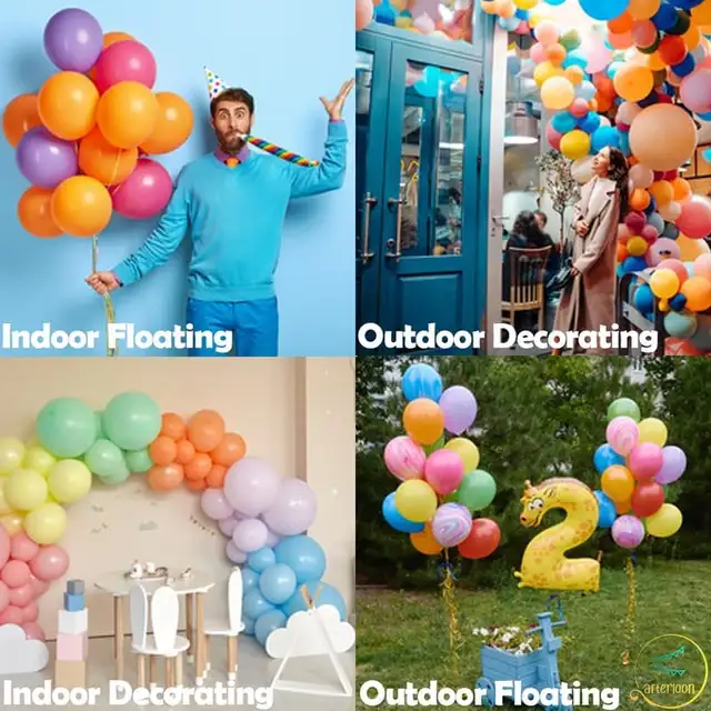 Biodegradable Mini Balloons 100 pcs Pastel Mint 5 Inch in Holiday, Event & Seasonal in City of Toronto - Image 7