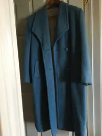 Manteau Tailleur bleu Xsmall Mohair ladies coat