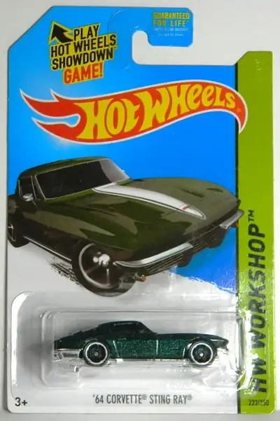 Hot Wheels 1/64 scale 1964 Corvette Sting Ray Kmart exclusive diecast new sealed, $10. Pickup in nor...