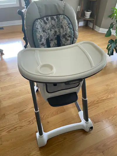Brica high chair. Great condition. Height adjustment and many different setups as your baby grows to...