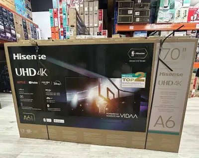 Hisense 70" 4K UHD Smart TV, View more