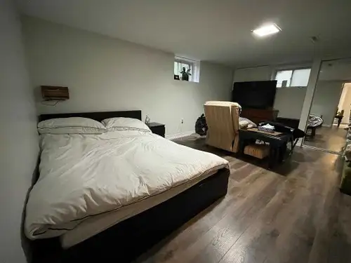 Description: Bright and freshly painted 2-bedroom, 2 full bathroom basement apartment for rent near...