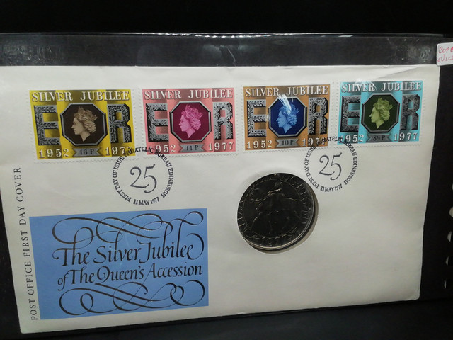 1977 Silver Jubilee Copper Nickel Coin in Arts & Collectibles in Mississauga / Peel Region