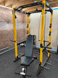 Fit505 Power Rack, Bench, Bar and Accessories