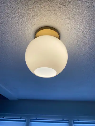 Globe style light fixture, View more