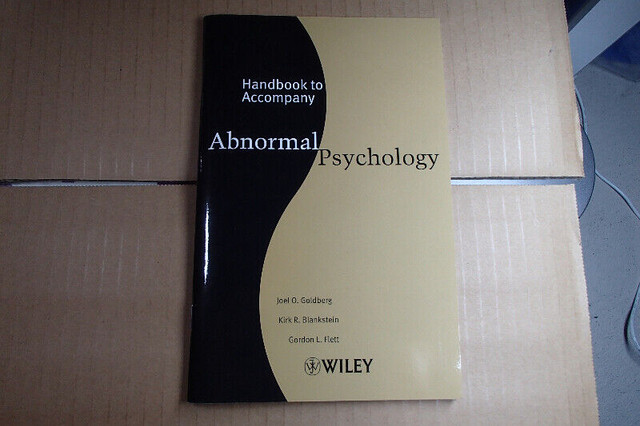 Handbook to Accompany Abnormal Psychology in Textbooks in Mississauga / Peel Region