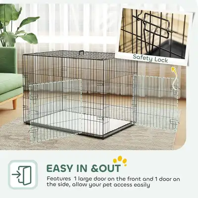 Collapsible Metal Dog Crate, View more