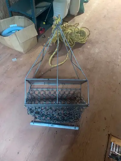 Stainless Steel oyster drag 2' wide excellent condition