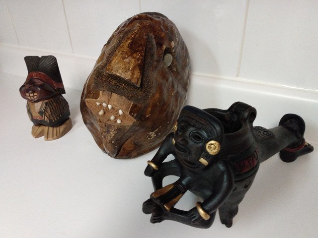 Antique carved wooden figurines. in Arts & Collectibles in City of Toronto - Image 2