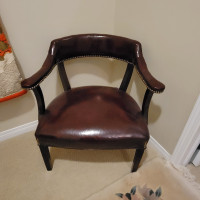 ⭐ Faux Leather Arm Chair - MOVING SALE - READ AD