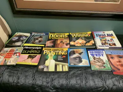 Variety of books first aid, Stanley complete wire doors painting, View more