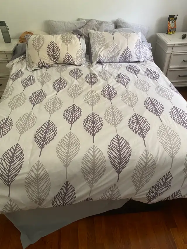 California queen bed frame and mattress. in Beds & Mattresses in Victoria - Image 2