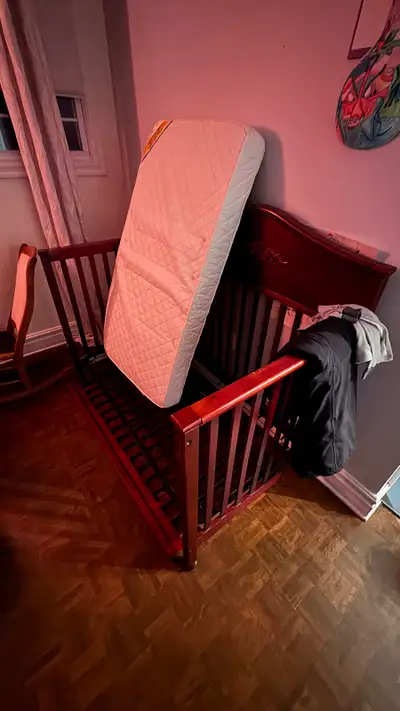 baby crib and mattress , View more