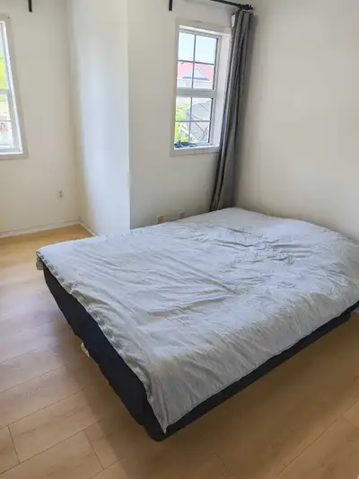 This bright and spacious 2-bedroom, 1-bathroom home occupies the main and second floors of the house...