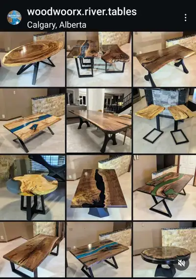 Locally Made Custom Tables, View more