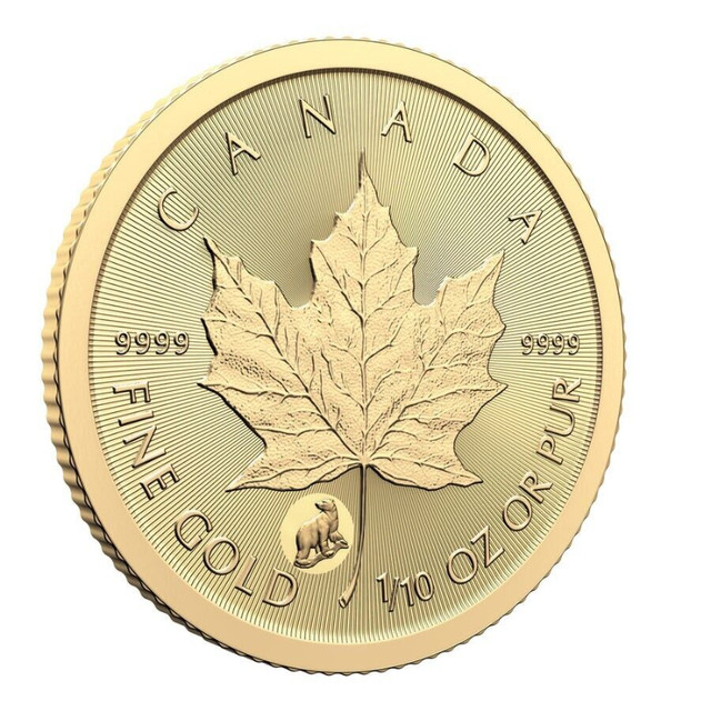 2024 TREASURED MAPLE LEAF GOLD BULLION COIN 24 karats BRAND NEW! in Arts & Collectibles in Thunder Bay - Image 4
