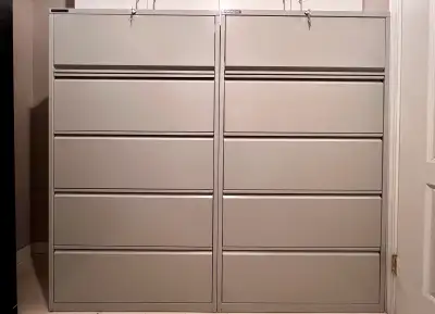 Performance 5-Drawer Metal Lateral Filing Cabinet(s) With Keys, View more