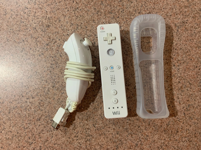 Great Condition Nintendo Wii Controller + Nunchuck + Sleeve $37, View more
