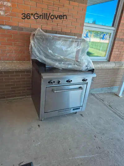 ONE(1) Commercial 36" grill/oven: MKE; Model MK-36-36THN; Natural Gas; *GRILL IS NOT WORKING PROPERL...